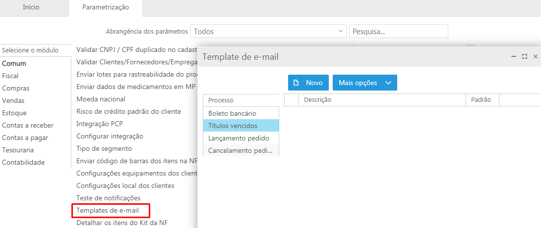 Template de email