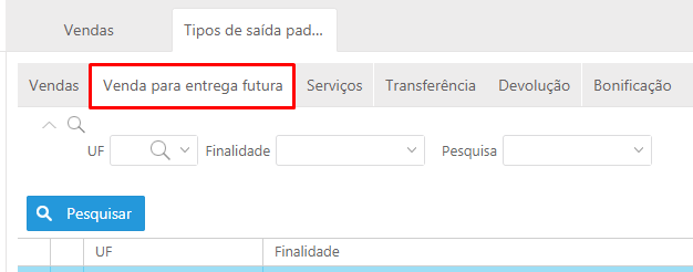 Tipo_saida_padrao
